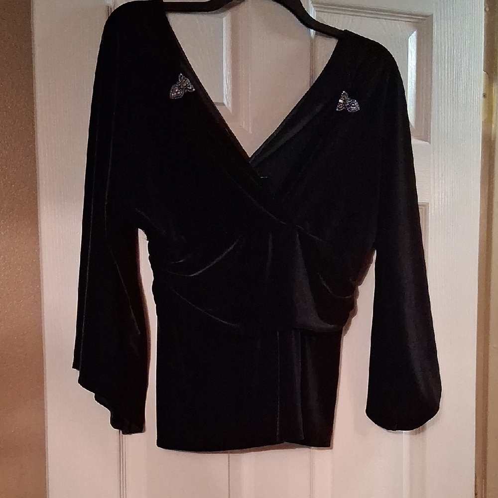 Elegant Black Women's Top